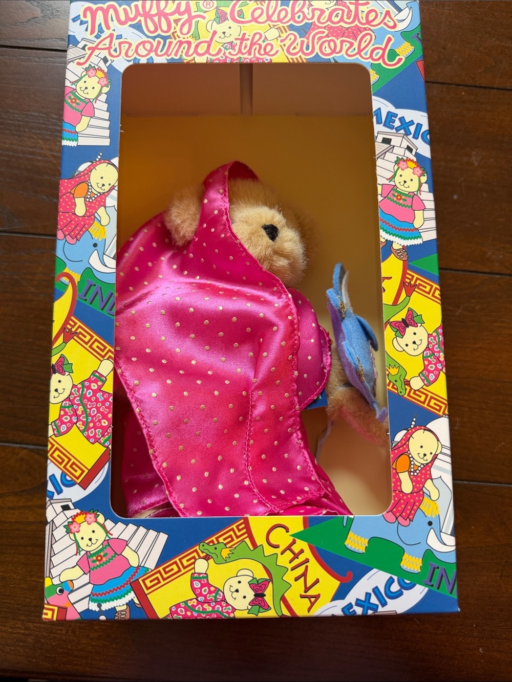Muffy Celebrates Around the World Plush Bear Children’s Day India NABCO